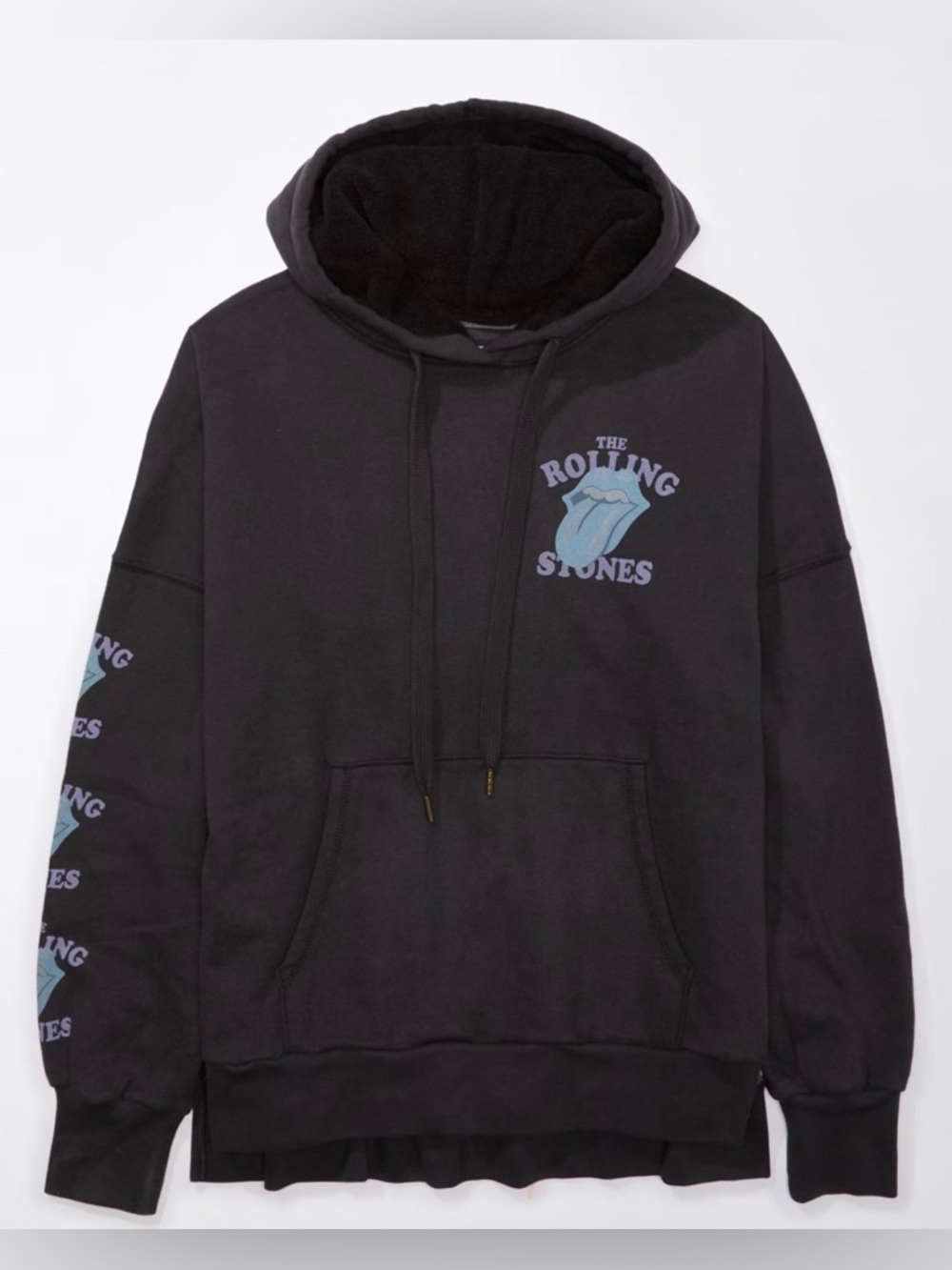 American Eagle The Rolling Stones Graphic Big Hug Hoodie Women’s Size Medium